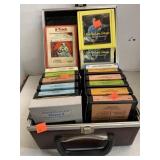 17 8-Track Tapes with Case.  Mostly Big Bands