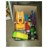 Flat of Kids Toys Trucks/ John Deere Tractor Etc