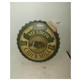Homespun Collect Metal Sign Harvest Meadows Cider