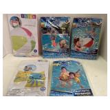 3 Beach Balls 2 Arm Bands