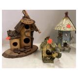 3 Adorable Decorative Birdhouses Small One has