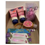 Mixed lot.  Vaseline. Make up sponge. Hand