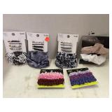 6 pkg Hair Bands, Bobby Pins  & Hair Ties