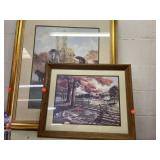 2 Pictures / Wall Art 18x22. 29x32. Approx.