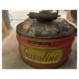 Metal. 2 gallon.  Gas can.