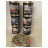 7 tins. David A.  Maass & James A. Meger. & merry