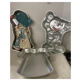 Character cake pans.