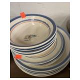 12 PCs. Royal Cumberland Butterfly Dinnerware.