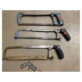 Vintage hand saws.
