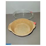 1 Fire King & 1 Pyrex Baking Dishes