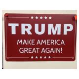 TRUMP. MAKE AMERICA GREAT AGAIN! Metal Sign.