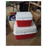 Rubbermaid Coolers 1-10 Qt & 1-56 Qt