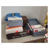 Flat Full of Index Cards  & Index Card Filing