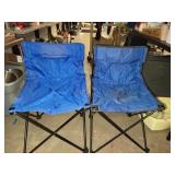 2 Cnt Nylon Fold Up Chairs