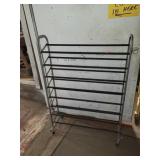 Rolling Shoe Rack 35 x 48 Inches