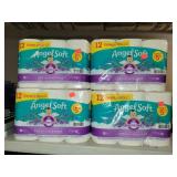4 Pkgs Angel Soft Fresh Lavender Scent Toilet