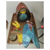 Flat of Mostly Vntg Toys