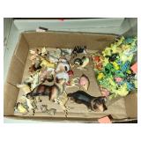 Flat of Animals Plastic & Glass