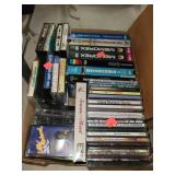 Mixed Box of VHS/CD