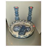 Lot of Pottery Dishes & Decor