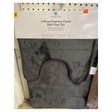 2pc Memory Foam Bath Rug Set.