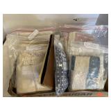 Vintage lot textile piece-work.  Hand stitched