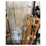 2 shoe racks. Over the door & standing.