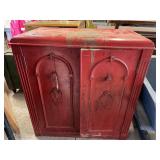 Vintage. Painted Wood cabinet.  24x13x 27in tall.