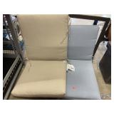 Outdoor (?) Chair  Cushions. 22back x 18 seat x