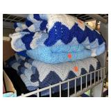 3 Crocheted Afgans / Throws.