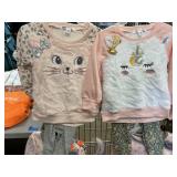 2 - 2pc sets. Little girls size 2T.