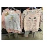 2 - 2pc sets. Little girls size 4T