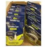 12 rolls invisible tape.