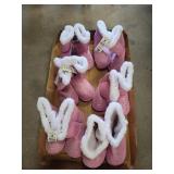 6 Pair Little Girls Pink Boots Sizes 5 / 6 & 8