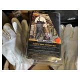 Back Support & 2 pair Work Gloves