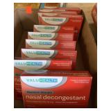 9 boxes (24 cnt ea) Nasal Decongestant