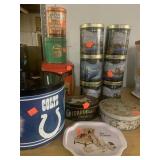Lot of 13 Collectible Tins/Tin Plate