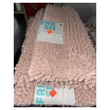 2 Chenille Rugs. 20x43.