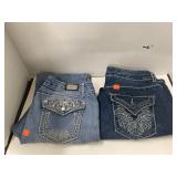 Two Pair Size 10 Jeans. Nine West  and Earl