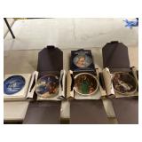 Lot of 4 Collector Plates and Bradford Book of.