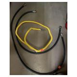 Lot of 2 Washers Hoses  & 1 Gas Line