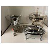 Group of Serving Dishes And Souvenir Bell