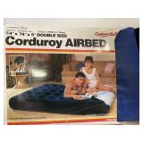 54 x 75 x 5 in Double Size Corduroy Airbed