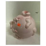 Smiling Pig Piggy Bank Approximately 8 in