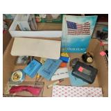 Flat of Army Memorabilia & Other Items