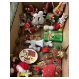 Lot of Christmas decor & ornaments.  Some vintage