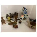 Lot of birds & woodland animals.