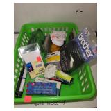 Flat of Office Supplies & Misc Other Items