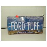 Ford Tuff License Plate