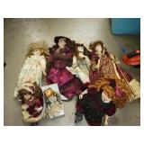 Lot of 7 Vintage Baby Dolls